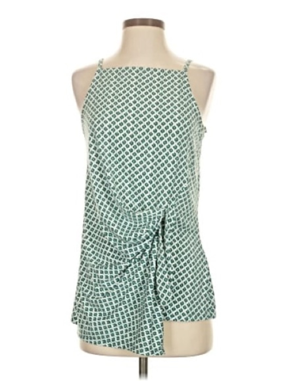 Banana Republic Green Twist-Hem Top